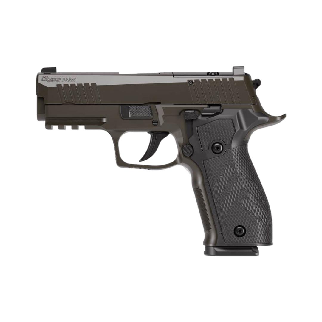 Sig Sauer P226 XCarry Legion Handgun 9mm Luger 18rd Magazines(3) 3.8" Barrel DA/SA Optic Ready Legion Grey Cerakote Picture of Sig Sauer SIG P226 9MM 3.8IN X-SERIES LEGION GRAY DA/SA 3-18RD MAG OR