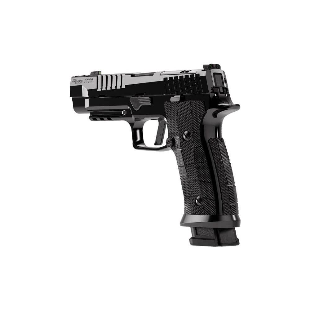 Sig Sauer Reserve Collection P320-SXG Handgun 9mm Luger 21rd Magazines(3) 3.9" Compensated Barrel Hi-Polish DLC Picture of Sig Sauer SIG P320 9MM 3.9IN RESERVE HIGH POLISH DLC SXG GRIP 3-21RD OR COMP
