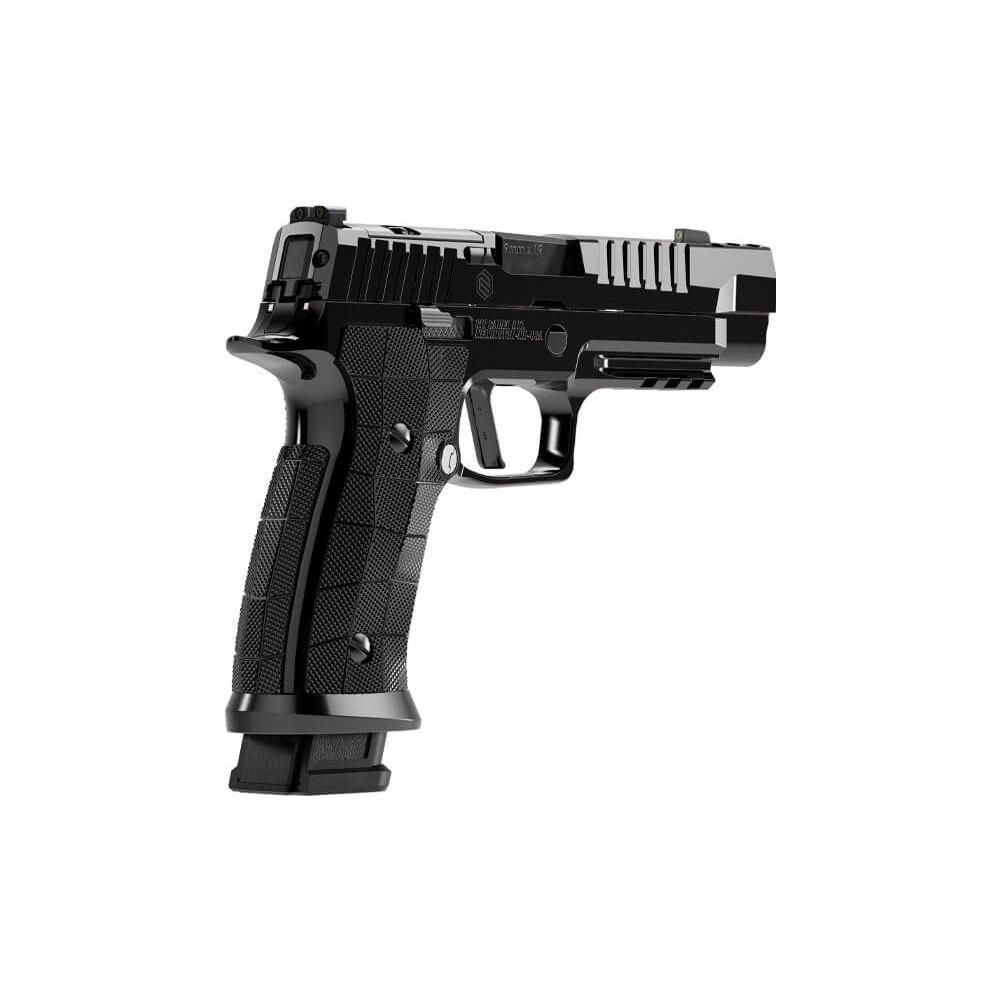 Sig Sauer Reserve Collection P320-SXG Handgun 9mm Luger 21rd Magazines(3) 3.9" Compensated Barrel Hi-Polish DLC Picture of Sig Sauer SIG P320 9MM 3.9IN RESERVE HIGH POLISH DLC SXG GRIP 3-21RD OR COMP