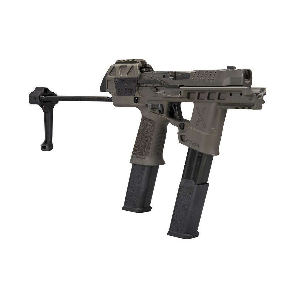 Sig P320 FLUX Legion Handgun 9mm Luger 30rd Magazines(2) 3.9" Barrel X-Ray 3 Sights FLUX Chassis Picture of Sig Sauer P320 9MM 3.9IN FLUX LEGION GRAY STRIKER X-RAY 3 OR (2) 30RD STEEL MAG