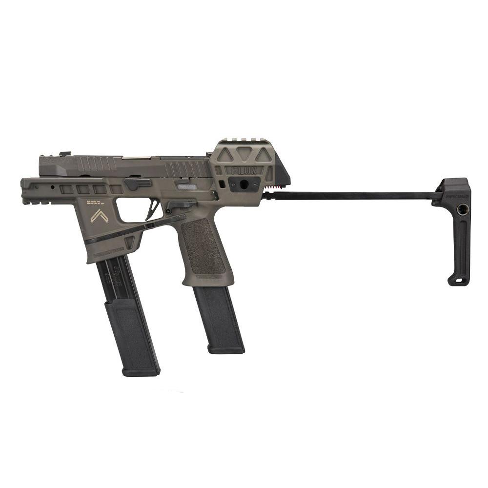 Sig P320 FLUX Legion Handgun 9mm Luger 30rd Magazines(2) 3.9" Barrel X-Ray 3 Sights FLUX Chassis Picture of Sig Sauer P320 9MM 3.9IN FLUX LEGION GRAY STRIKER X-RAY 3 OR (2) 30RD STEEL MAG