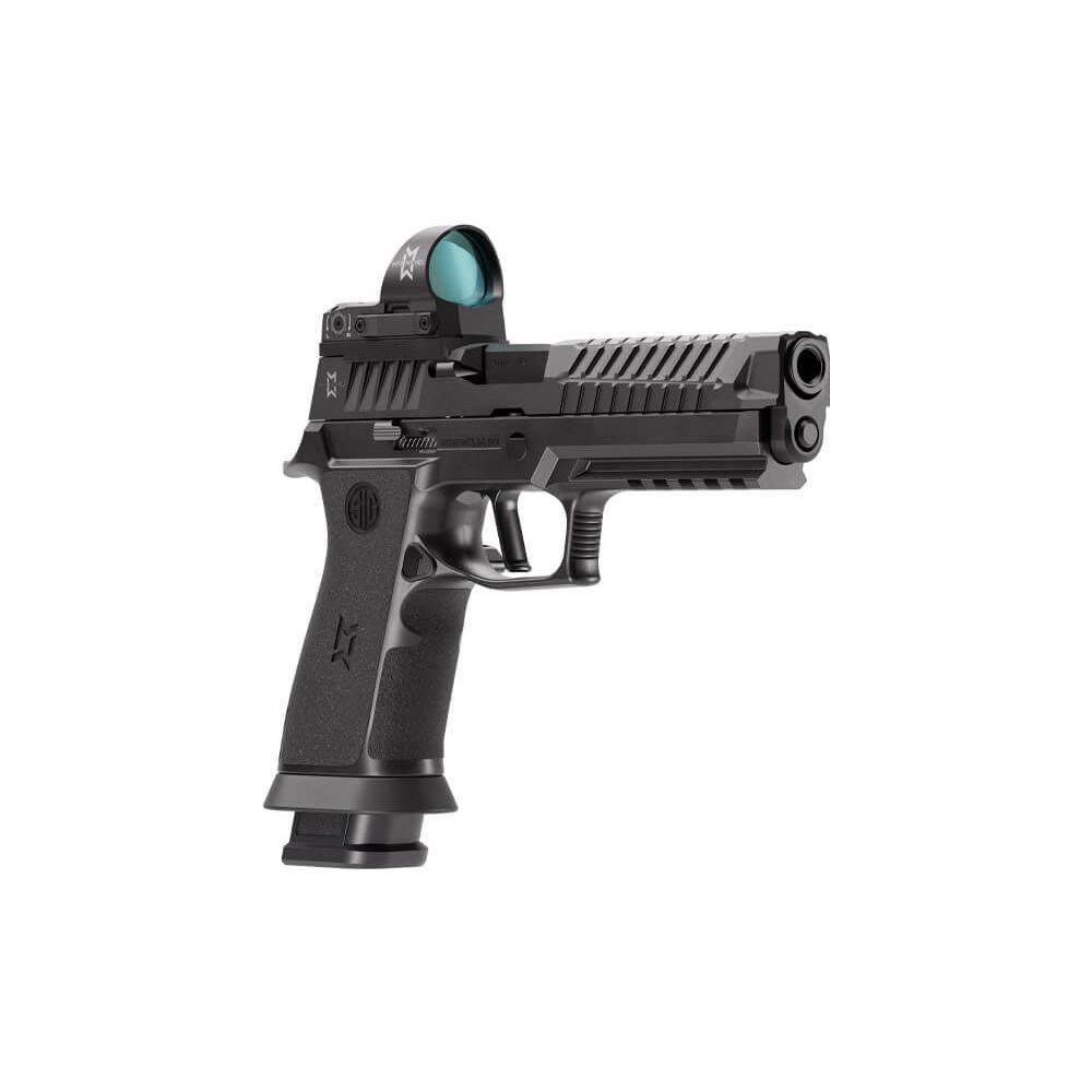 Sig Sauer P320-Max 2.0 Handgun 9mm Luger 10rd Magazines(4) 5" Barrel Romeo3 Max 6 MOA Picture of Sig Sauer SIG P320 9MM 5IN MAX MOD HEAVY X GRIP 4-10RD STEEL MAG ROMEO1 PRO