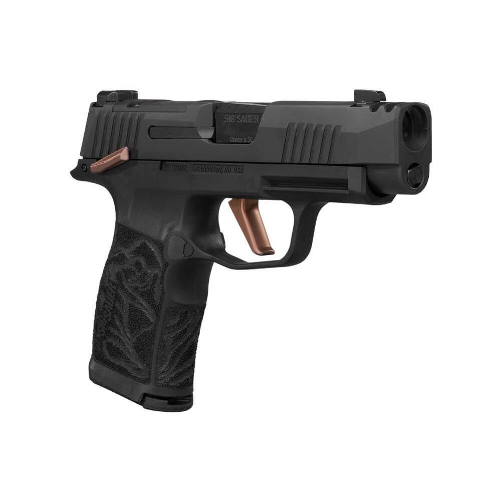 Sig Sauer P365-XL Rose Comp CA Approved Handgun 9mm Luger 10rd Magazines(2) 3.1" Barrel Manual Safety Picture of Sig Sauer P365 9MM 3.1IN ROSE BLK STRIKER X-RAY 3 POLY GRIP (2) 10RD STEEL CA COMPL