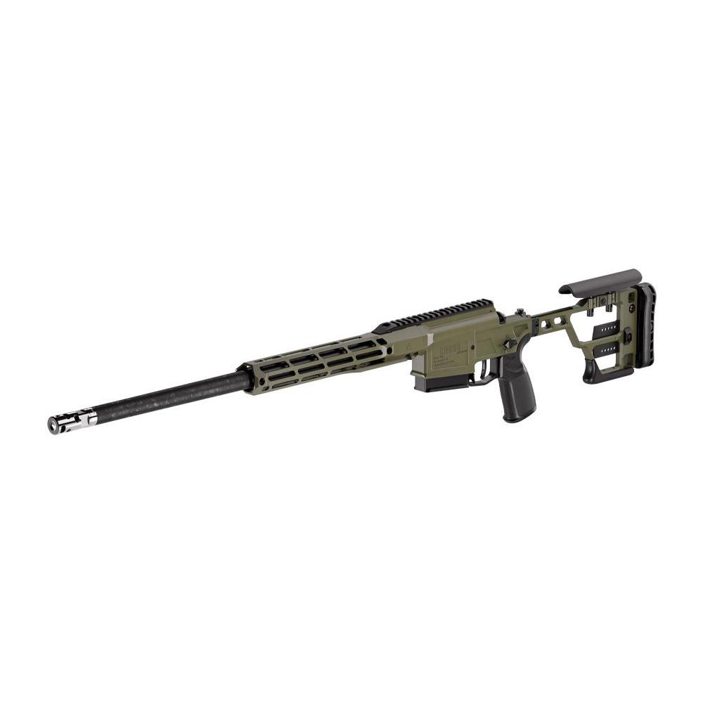 Sig Sauer Cross Sawtooth Rifle 6.5 PRC 4rd Magazine 22" Threaded Proof Carbon Fiber Barrel  Moss Green Folding Precision Stock Picture of Sig Sauer SIG CROSS 6.5 PRC RIFLE 22IN CROSS 1-4RD MAG PROOF CARBON BARREL
