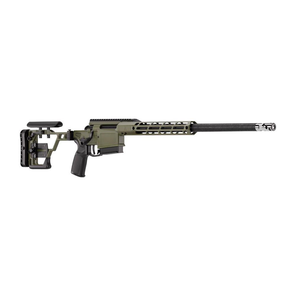 Sig Sauer Cross Sawtooth Rifle 6.5 PRC 4rd Magazine 22" Threaded Proof Carbon Fiber Barrel  Moss Green Folding Precision Stock Picture of Sig Sauer SIG CROSS 6.5 PRC RIFLE 22IN CROSS 1-4RD MAG PROOF CARBON BARREL
