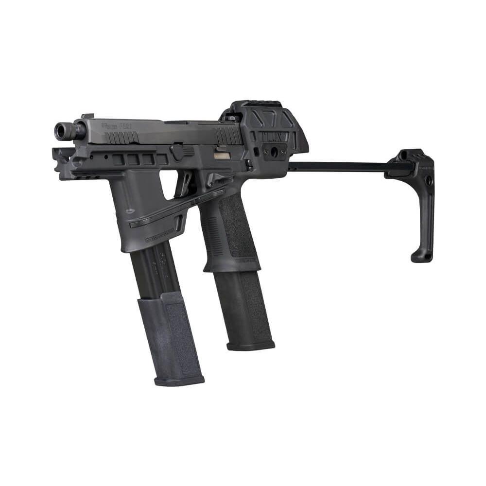 Sig Sauer P320 Flux TACOPS Handgun 9mm Luger 30(2)&21(3)rd Magazines 5.5" Threaded Barrel Brace Picture of Sig Sauer P320 9MM 5.5in FLUX Black OR (2) 30Rd (3) 21Rd Brace Threaded