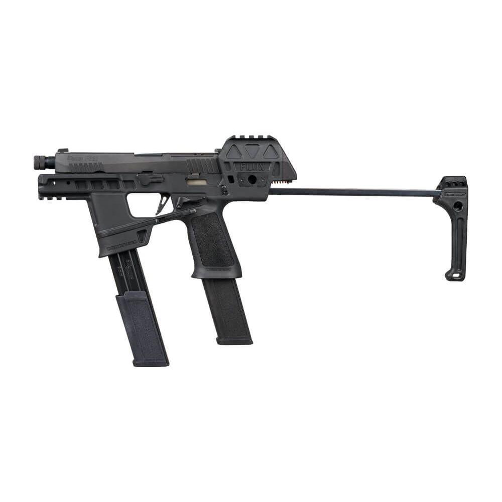 Sig Sauer P320 Flux TACOPS Handgun 9mm Luger 30(2)&21(3)rd Magazines 5.5" Threaded Barrel Brace Picture of Sig Sauer P320 9MM 5.5in FLUX Black OR (2) 30Rd (3) 21Rd Brace Threaded