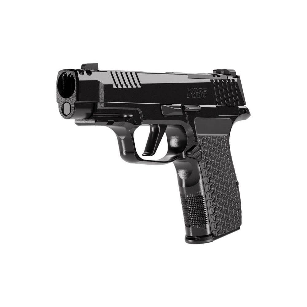 Sig Sauer P365 LUXE AXG Handgun .380 Auto 12rd Magazine(3) 3.1" Compensated Barrel Black Finish Picture of Sig Sauer SIG P365 AXG 380ACP 3.1IN LUXE OR 3-12RD STEEL MAG COMP
