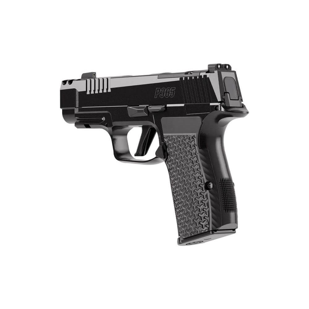 Sig Sauer P365 LUXE AXG Handgun .380 Auto 12rd Magazine(3) 3.1" Compensated Barrel Black Finish Picture of Sig Sauer SIG P365 AXG 380ACP 3.1IN LUXE OR 3-12RD STEEL MAG COMP