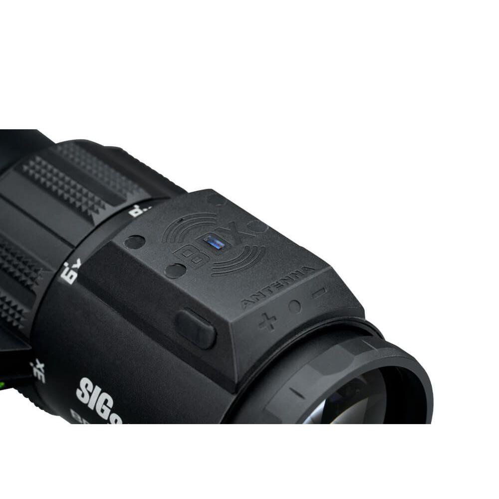 Sig Sauer Bravo6T-BDX Rifle Scope 3-18x44mm 35mm FFP MRAD Milling 2.0 Illum Black Picture of Sig Sauer SIG BRAVO6TBDX SCOPE BLK 3-18X44MM 35MM FFP MRAD MILLING LEVELPLEX