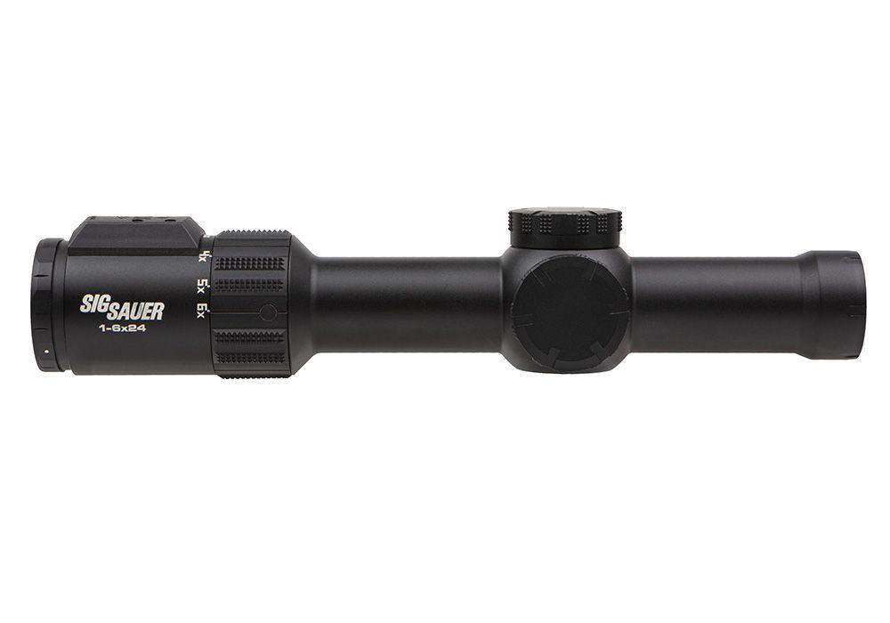 Sig Sauer EASY6-BDX Tactical Rifle Scope 1-6x24 30mm Digital Focal PLane BDX-R LPVO - Black Picture of Sig Sauer EASY6TBDX SCOPE 1-6X24MM 30MM SFP BDX-R2 LEVELPLEX MRAD ADJ BLACK