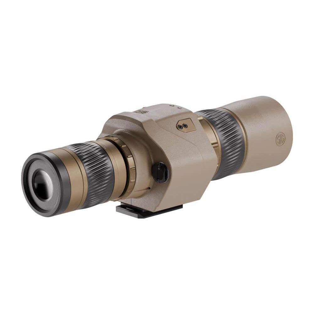 Sig Sauer Oscar6 HDX Pro Spotting Scope 16-32x60mm SFP FDE Picture of Sig Sauer SIG OSCAR6 HDX PRO OIS SPOTTING SCOPE 16-32X60MM IMAGE STABILIZED FDE
