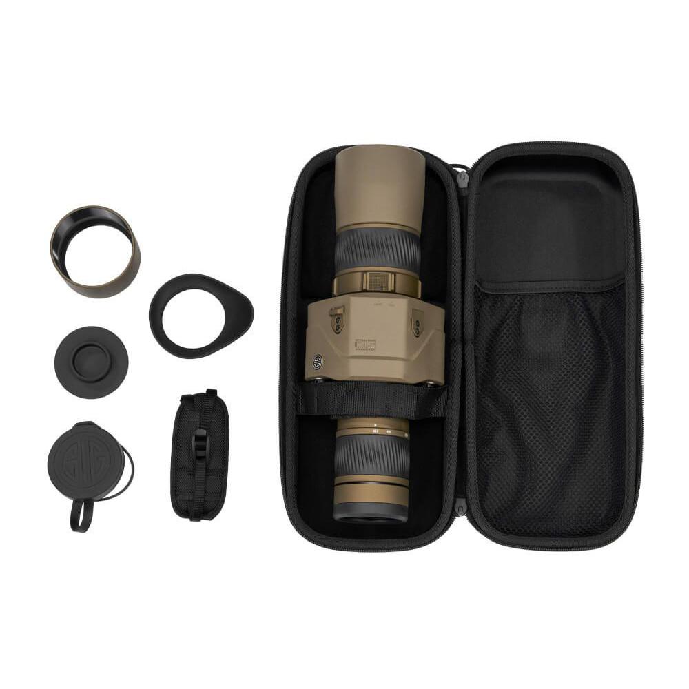 Sig Sauer Oscar6 HDX Pro Spotting Scope 16-32x60mm SFP FDE Picture of Sig Sauer SIG OSCAR6 HDX PRO OIS SPOTTING SCOPE 16-32X60MM IMAGE STABILIZED FDE