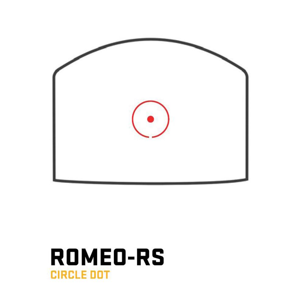 Sig Sauer Romeo-RS Pro Footprint Dot Circle Dot Black Picture of Sig Sauer SIG ROMEO-RS PRO FOOTPRINT CIRCLE DOT BLACK