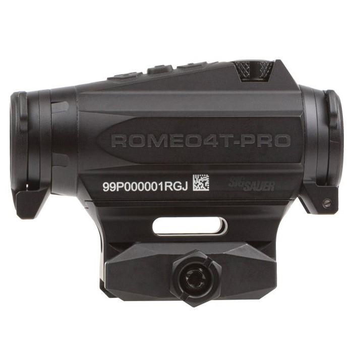 Sig Sauer ROMEO 4T-PRO Red Dot Sight Ballistic Circle Dot 0.5 Adj Illum Black Picture of Sig Sauer ROMEO 4T-PRO Red Dot Sight Ballistic Circle Dot 0.5 ADJ CR2023 Black