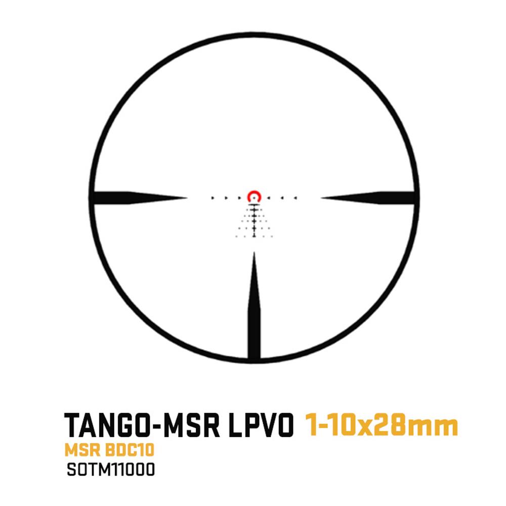 Sig Sauer TANGO-MSR LPVO Rifle Scope 1-10x28 34mm SFP BDC-10 Illum Black Picture of Sig Sauer Sig TANGO MSR 1-10X28 34MM SFP ILLUMINATED BDC 10 BLK W/1.535 MOUNT