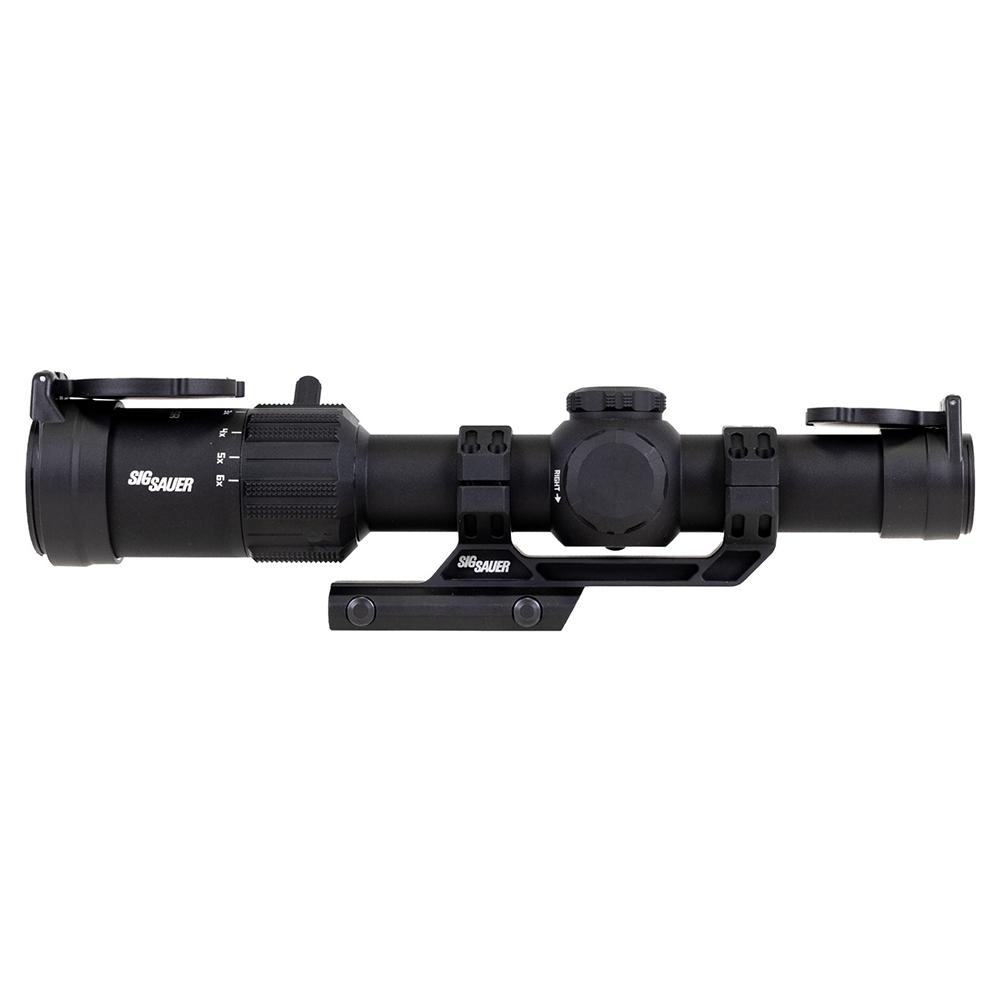 Sig Sauer Tango-MSR Rifle Scope 1-6x24 30mm SFP Hellfire FL-6 MOA Illum. Black with Mount Picture of Sig Sauer SIG TANGO-MSR 1-6X24 30MM SFP HELLFIRE ILLUMINATED FL-6 MOA W/ MOUNT