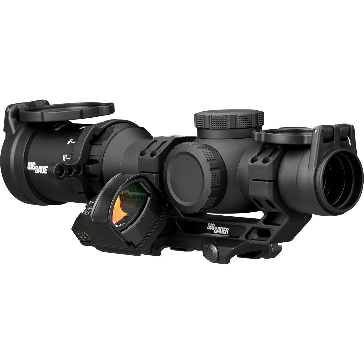 Sig Sauer Tango-MRS Compact Rifle Scope 1-6x24 30mm SFP BDC6 Illum. Black with Romeo 1 Red Dot Picture of Sig Sauer SIG TANGO-MSR COMPACT 1-6x24MM w/ ROMEO1 45 DEGREE OFFSET