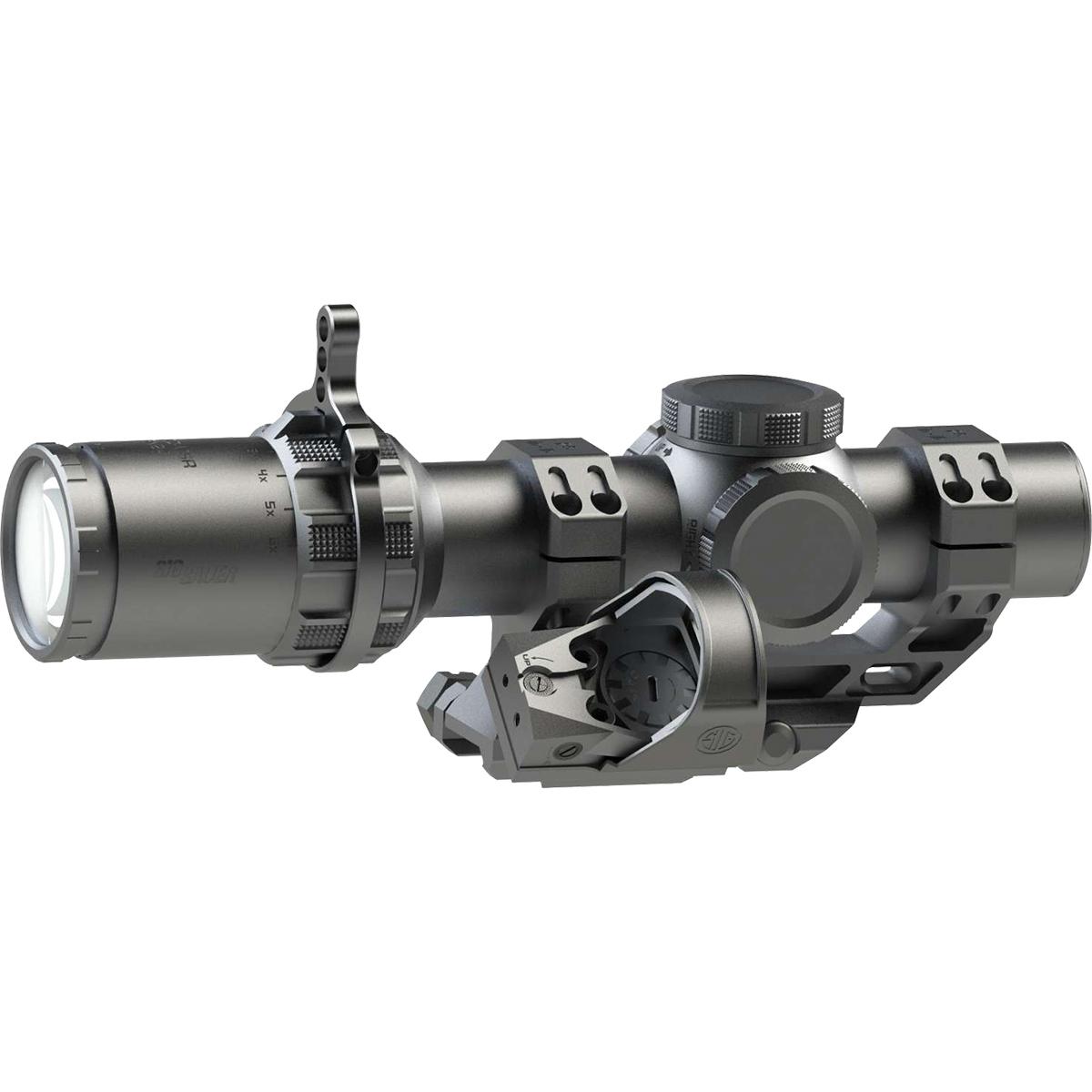 Sig Sauer Tango-MRS Compact Rifle Scope 1-6x24 30mm SFP BDC6 Illum. Black with Romeo 1 Red Dot Picture of Sig Sauer SIG TANGO-MSR COMPACT 1-6x24MM w/ ROMEO1 45 DEGREE OFFSET