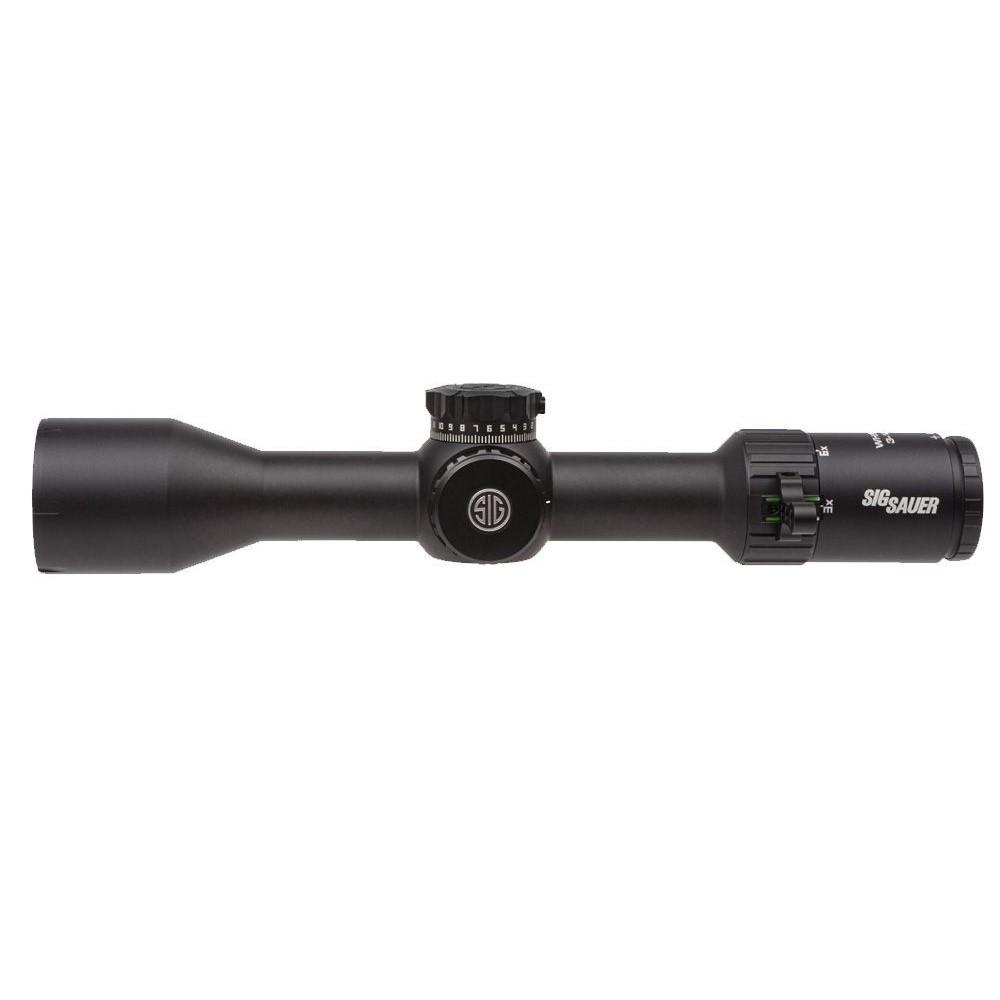 Sig Whiskey6 Rifle Scope 3-18x44 30mm SFP Multi-Lock Zero Stop MOA Milling Hunter 2.0 Non-Illum Black Picture of Sig Sauer Sig Whiskey6 Scope 3-18x44 30mm SFP MOA Milling Hunter 2.0 Black