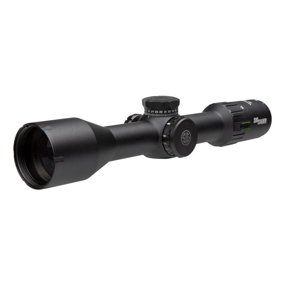 Sig Whiskey6 Rifle Scope 3-18x44 30mm SFP Multi-Lock Zero Stop MOA Milling Hunter 2.0 Non-Illum Black Picture of Sig Sauer Sig Whiskey6 Scope 3-18x44 30mm SFP MOA Milling Hunter 2.0 Black