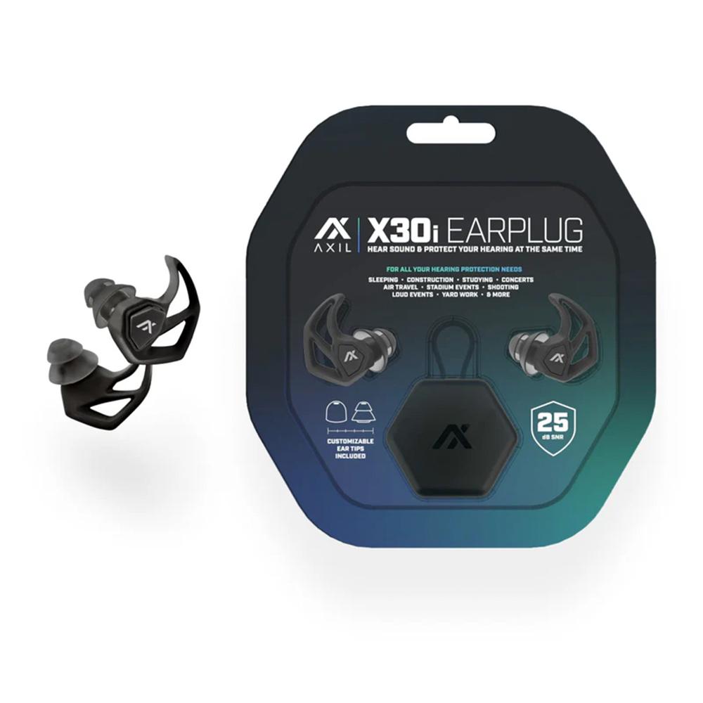 Axil X30i Passive Ear Plugs 13-31dB Blaze Picture of AXIL Axil X30i Earplug - Blaze