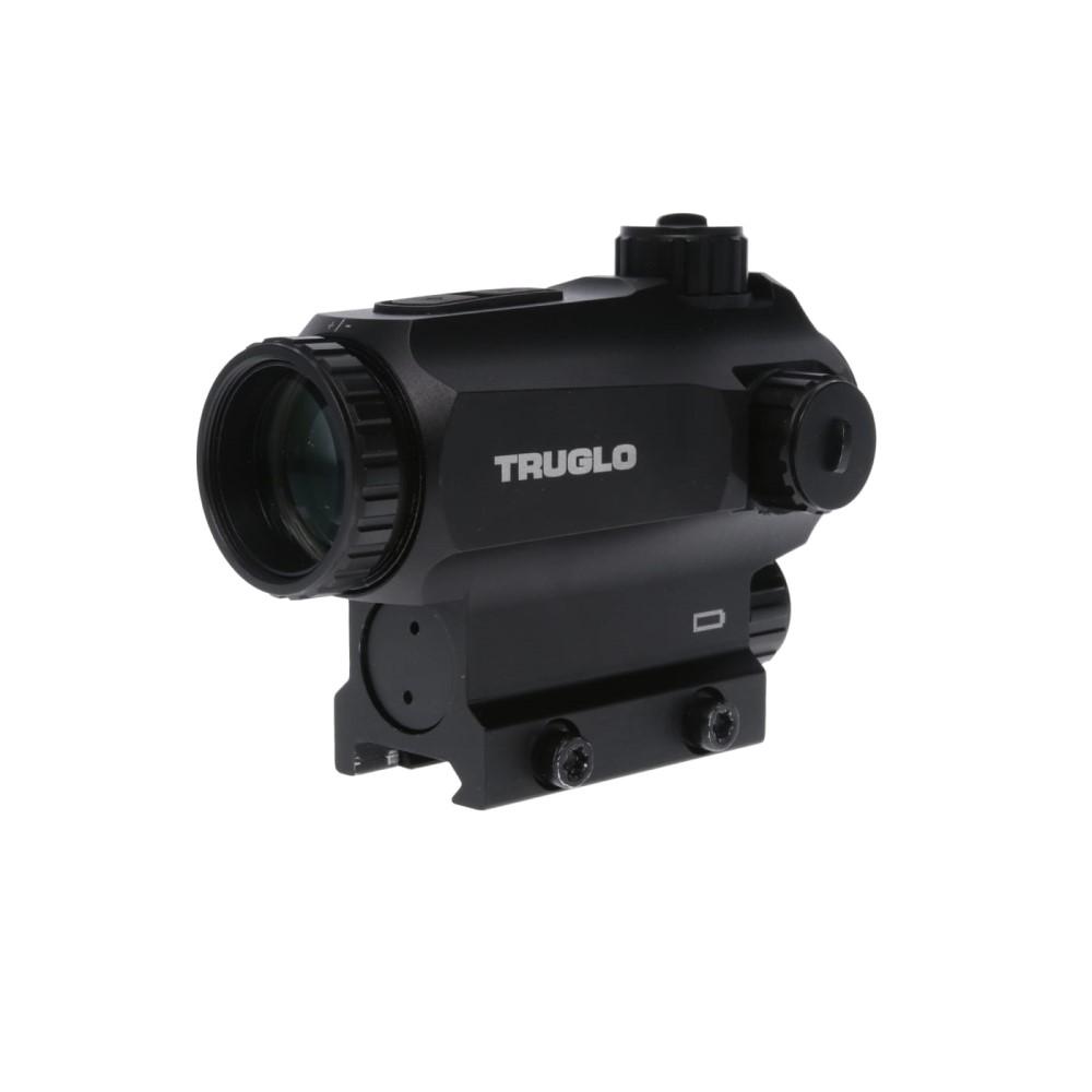 Truglo Prism Red Dot Sight 25mm 6 MOA Illuminated Black Picture of TRUGLO Truglo PRISM PR1 25MM BLK BOX