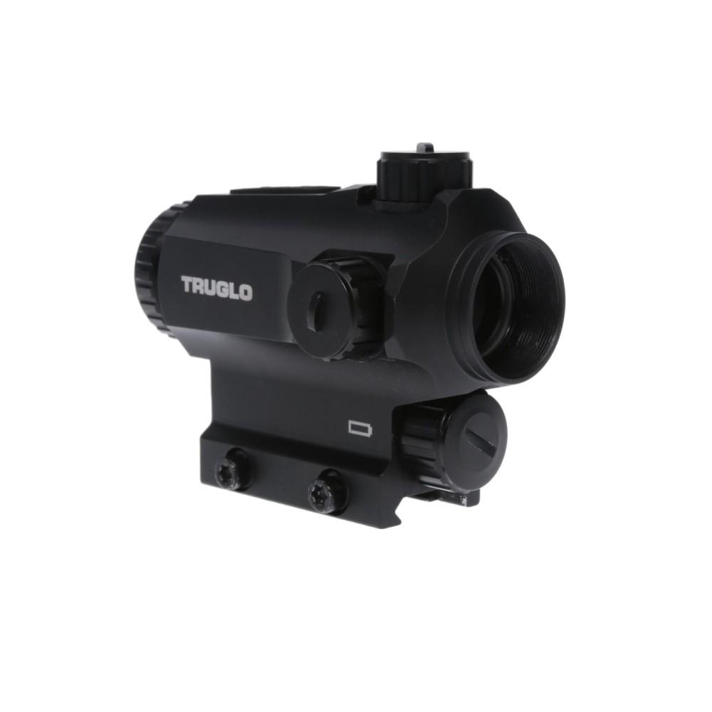 Truglo Prism Red Dot Sight 25mm 6 MOA Illuminated Black Picture of TRUGLO Truglo PRISM PR1 25MM BLK BOX