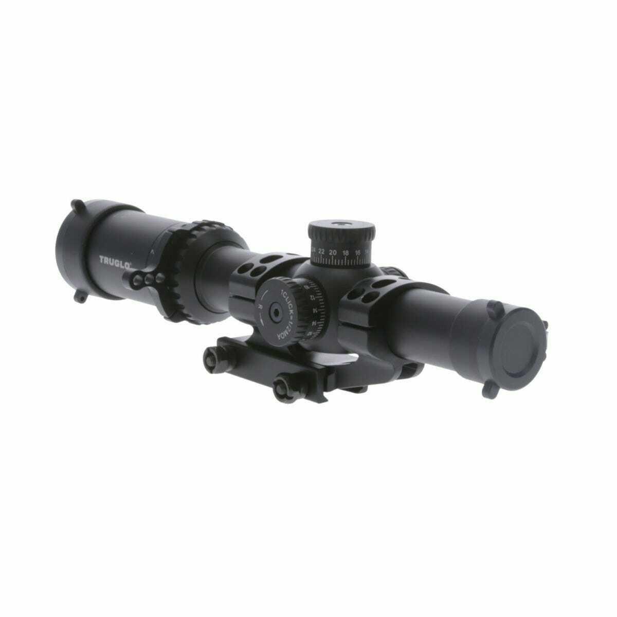 Truglo Omnia Series 1-8x24 Rifle Scope APTR Illuminated Black Picture of TRUGLO SCP OMN 1-8X24 30MM IR SP 1PC
