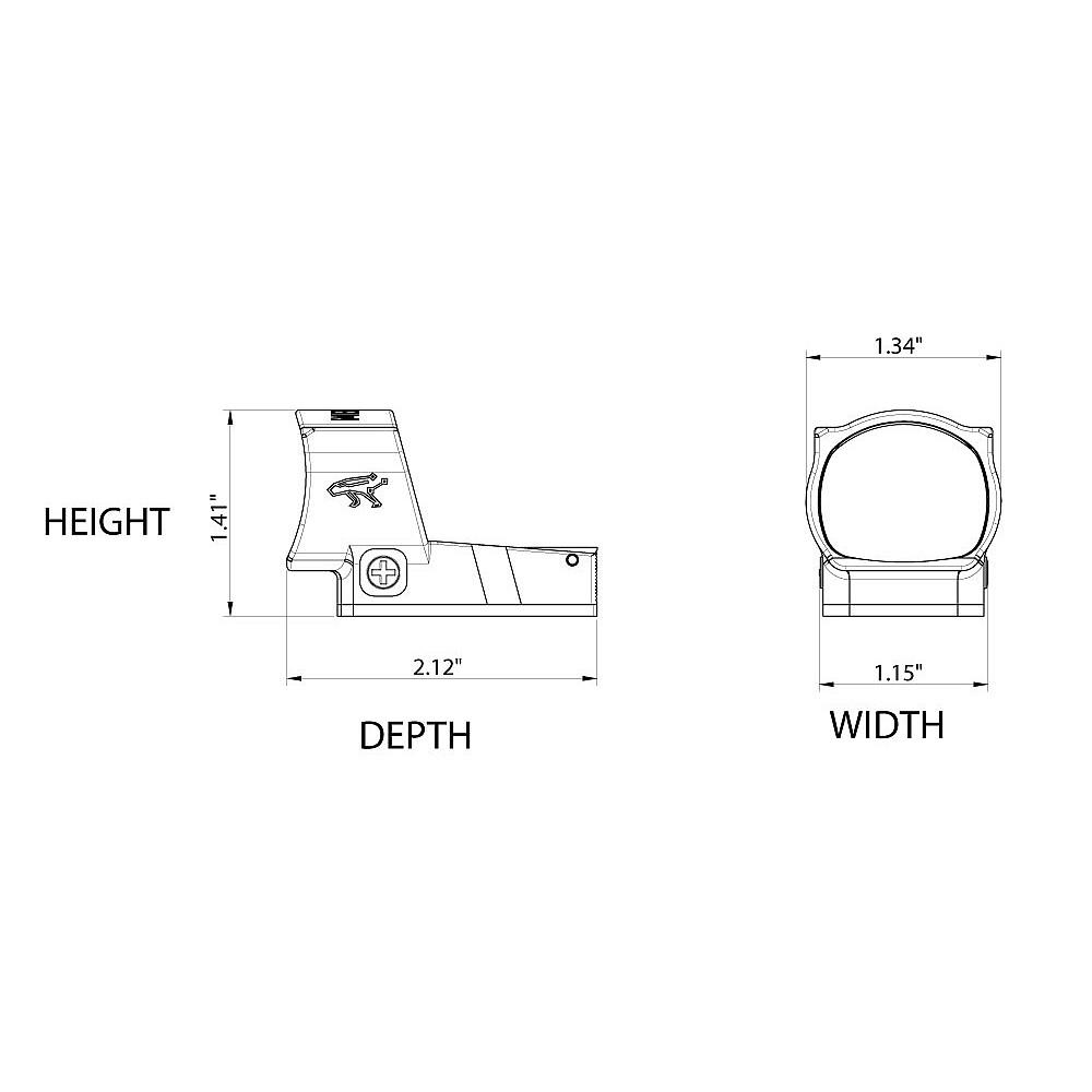 MeCanik MO3 Red Dot Sight w Shake Awake / Auto Turn-Off (Competition Reflex Sight) Picture of Century Arms MeCanik MO3 Red Dot Sight