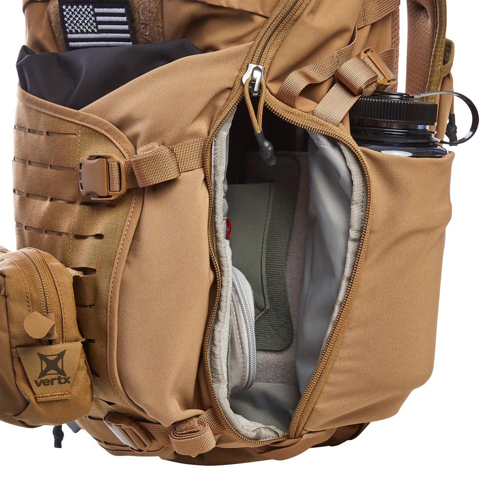 VertX Siege 25L Tactical Sling Wolf Grey Picture of Fechheimer-Vertx VERTX SIEGE 25L PACK WOLF GRN