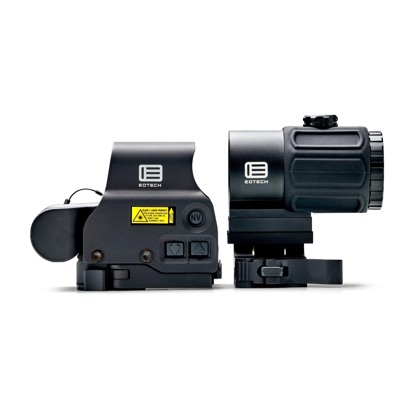 EOTech HHS VI 3x Holographic Sight 2-Dot Reticle Illuminated Black Picture of L-3 Communications- Eotech Holographic Hybrid Sights System incl EXPS3-2 HWS G43 mag w/ QD mount