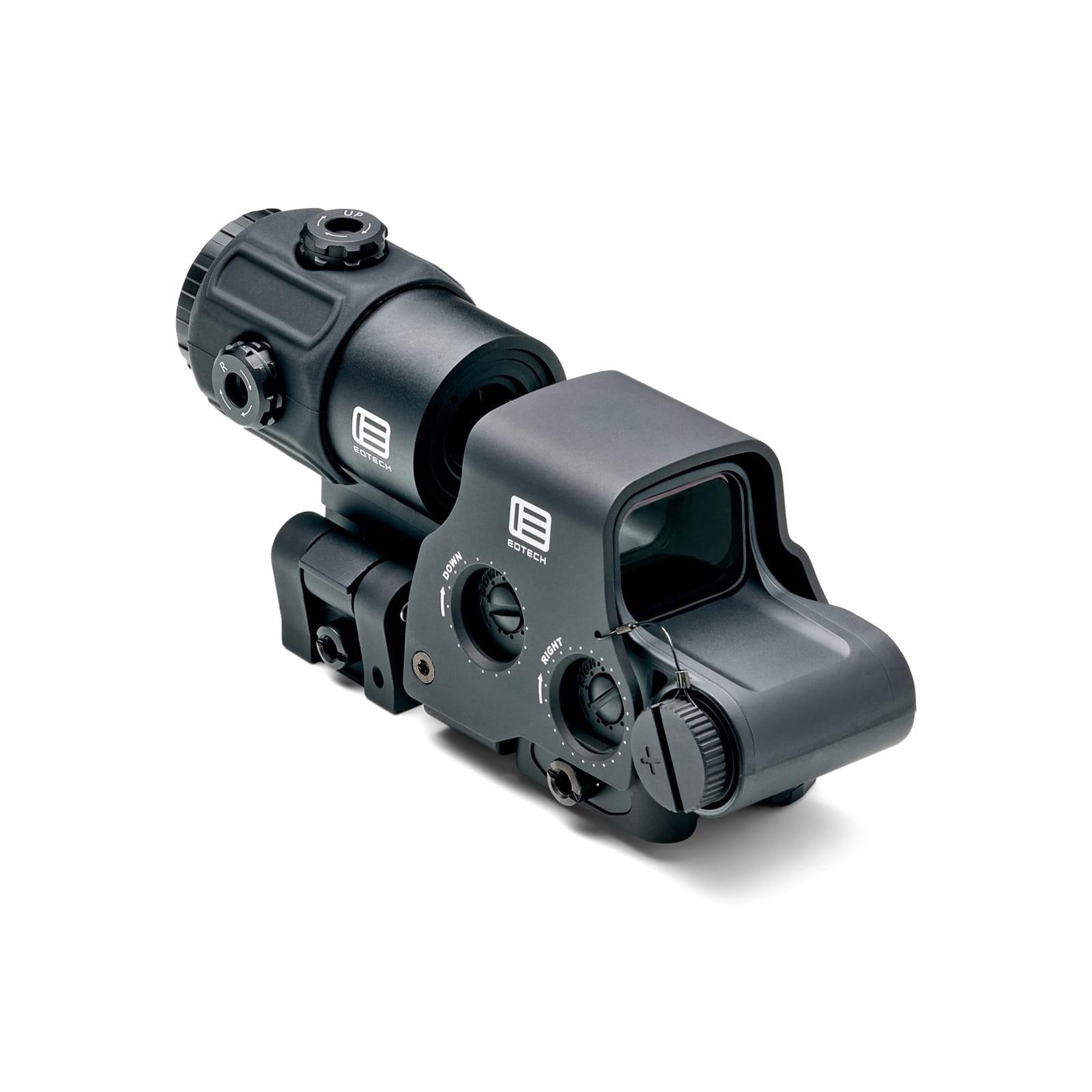 EOTech HHS VI 3x Holographic Sight 2-Dot Reticle Illuminated Black Picture of L-3 Communications- Eotech Holographic Hybrid Sights System incl EXPS3-2 HWS G43 mag w/ QD mount