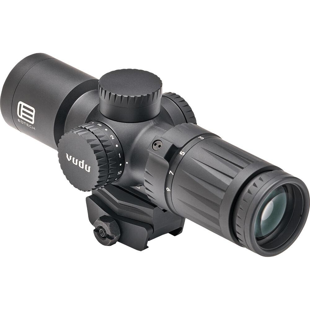 Eotech Vudu Ultra Short Rifle Scope 3-9x32 34mm SFP HC1 MOA Black with Integrated Mount Picture of L-3 Communications- Eotech Vudu 3-9x32 SFP Ultra-Short Riflescope - HC1 Reticle MOA Integrated Mount