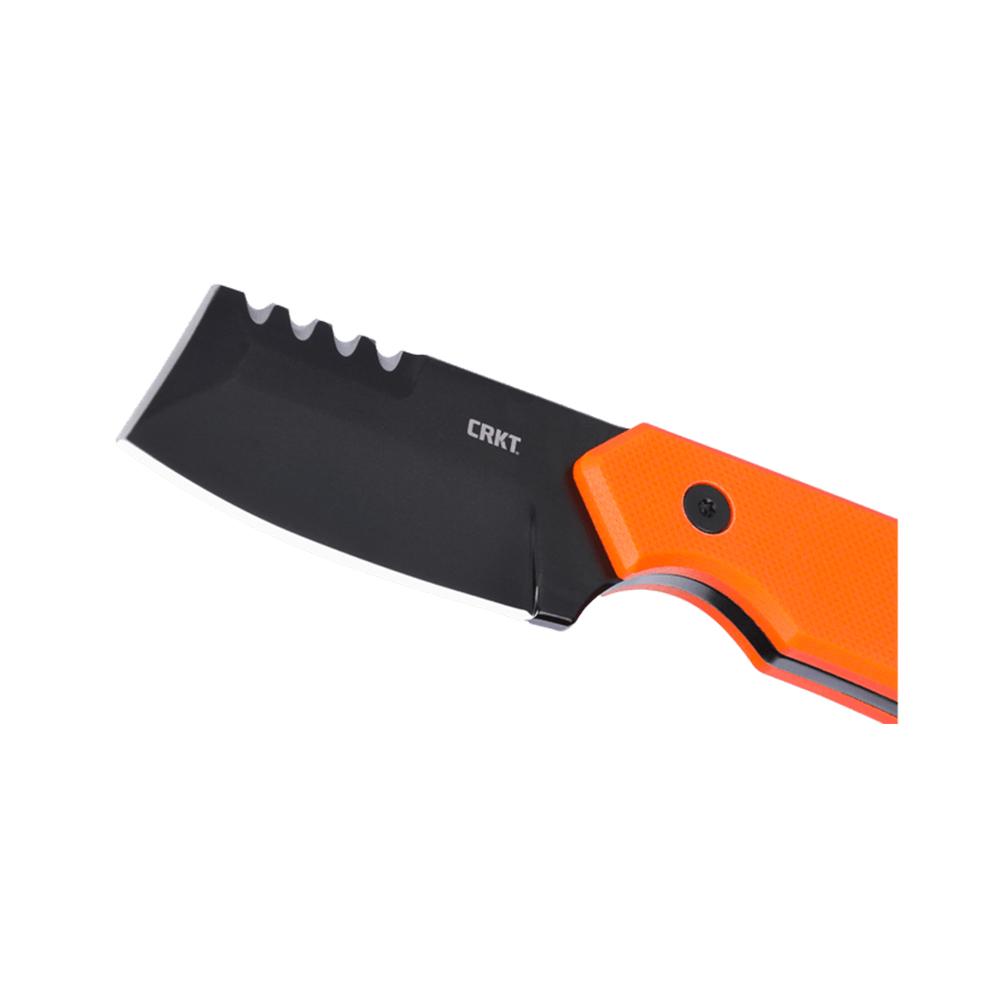 CRKT Razel Compact Fixed Knife 2-3/10 Chisel Blade Orange Picture of Columbia River Knife & Tool CRKT Razel Compact Orange 2.32in Fixed