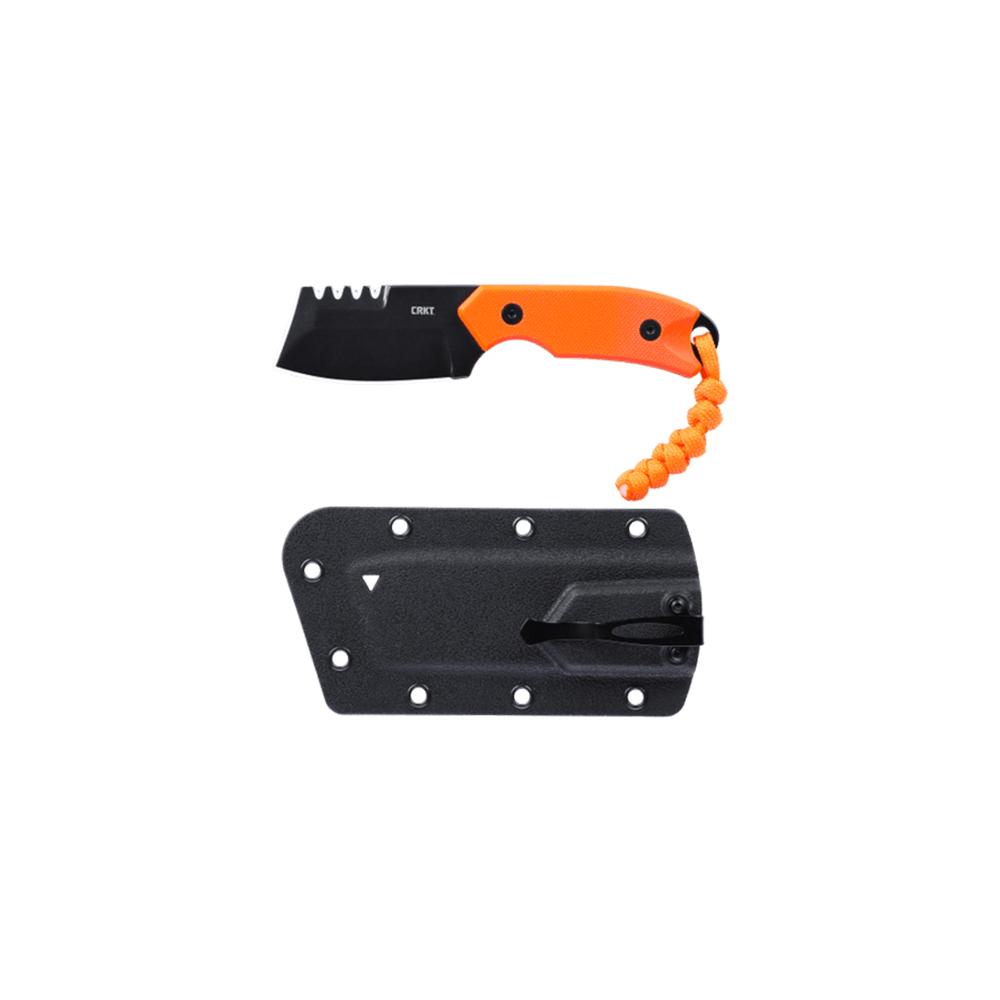 CRKT Razel Compact Fixed Knife 2-3/10 Chisel Blade Orange Picture of Columbia River Knife & Tool CRKT Razel Compact Orange 2.32in Fixed
