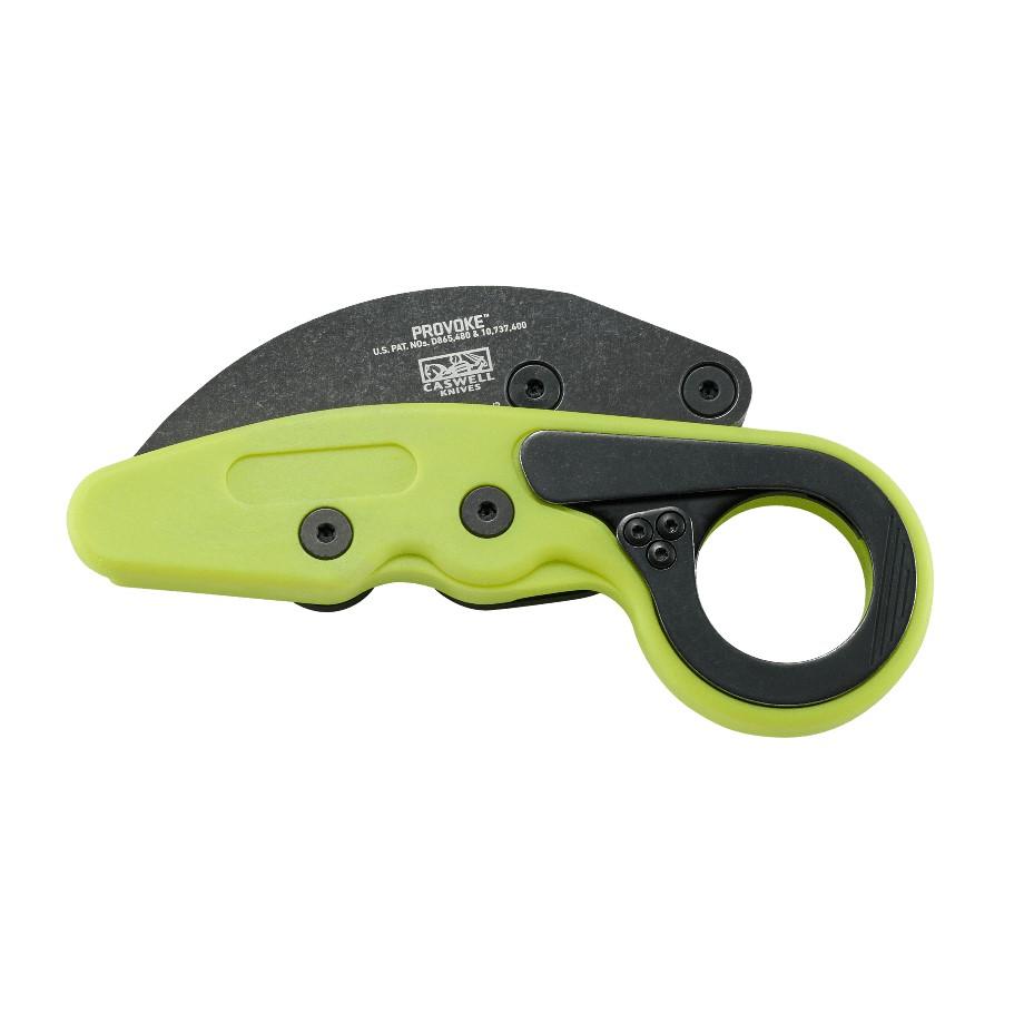 CRKT Provoke Zap Folding Knife 2 1/2" Hawkbill Blade Green Picture of Columbia River Knife & Tool PROVOKE ZAP