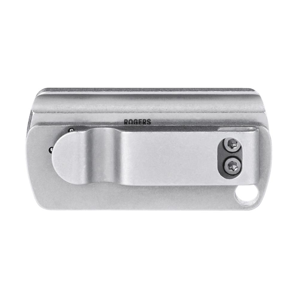 CRKT Box Key EDC Folding Pocket Knife 1-1/4" Blade Silver Picture of Columbia River Knife & Tool Box Key SIlver