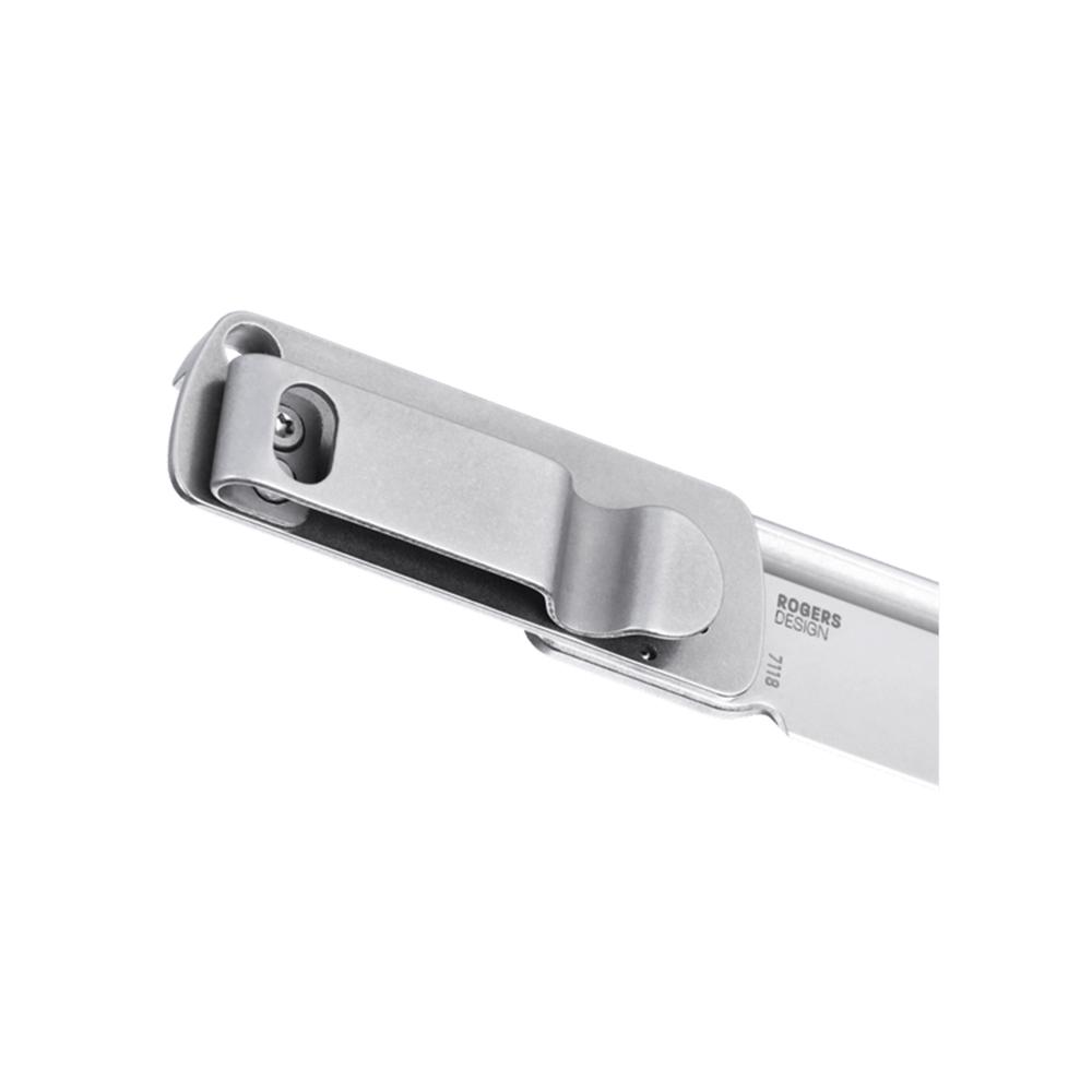 CRKT Box Key EDC Folding Pocket Knife 1-1/4" Blade Silver Picture of Columbia River Knife & Tool Box Key SIlver