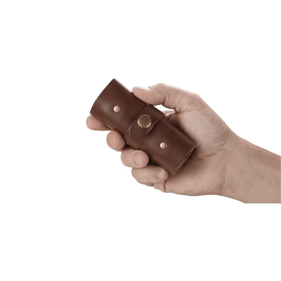 CRKT Hex Bit Driver Leather Tool Roll Picture of Columbia River Knife & Tool HEX BIT DRIVER LEATHER TOOL ROLL