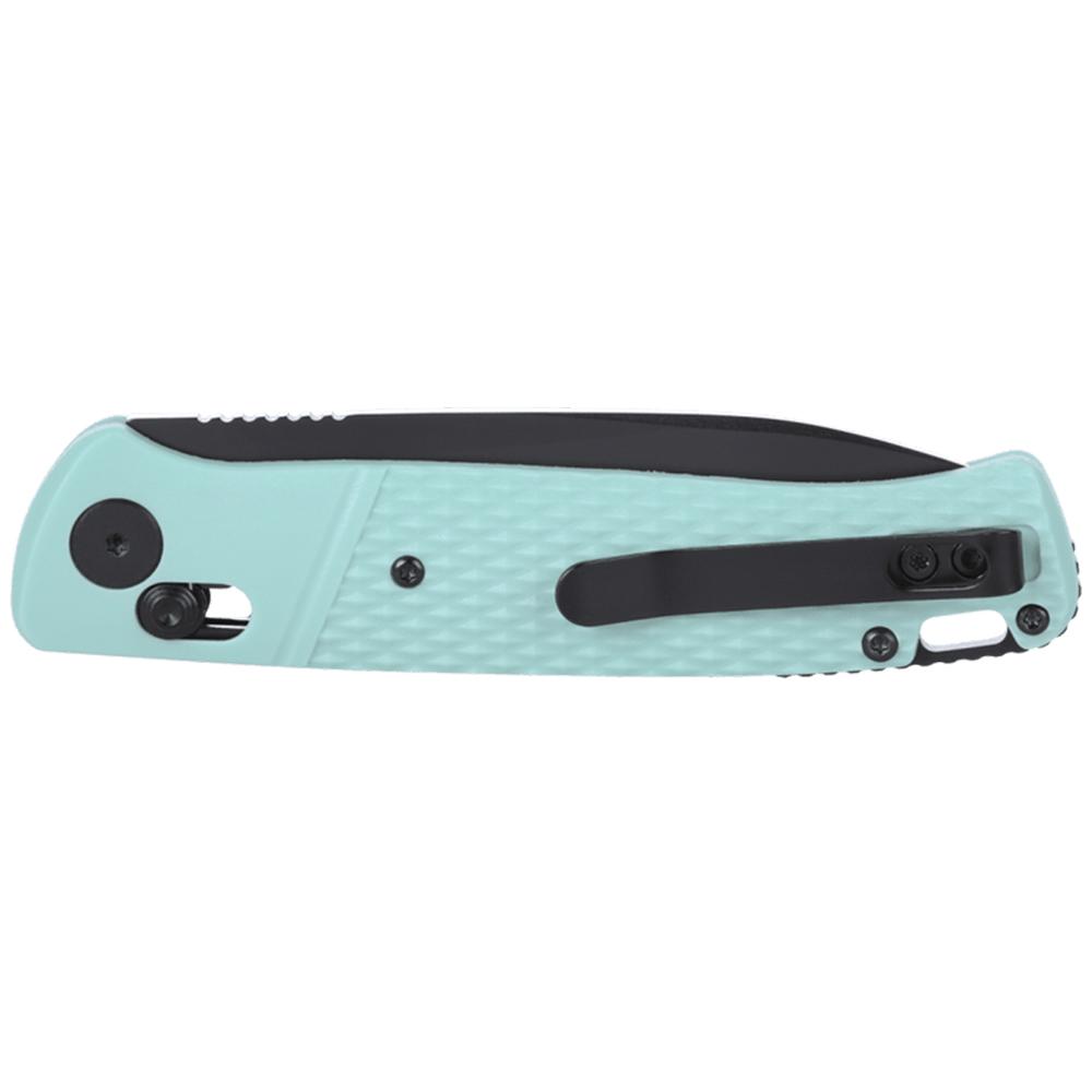 CRKT Counterpart Folding Knife 3-2/5" Drop Point Blade Black Aqua Picture of Columbia River Knife & Tool Counterpart Aqua