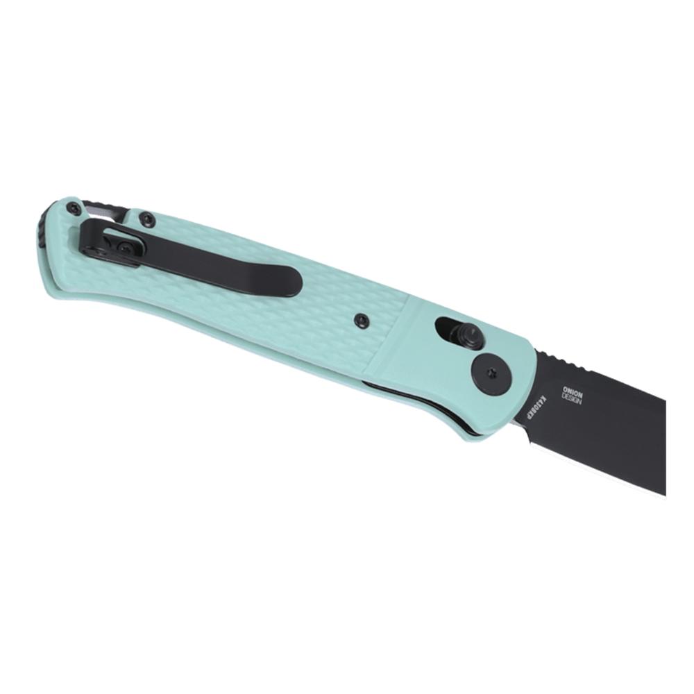 CRKT Counterpart Folding Knife 3-2/5" Drop Point Blade Black Aqua Picture of Columbia River Knife & Tool Counterpart Aqua