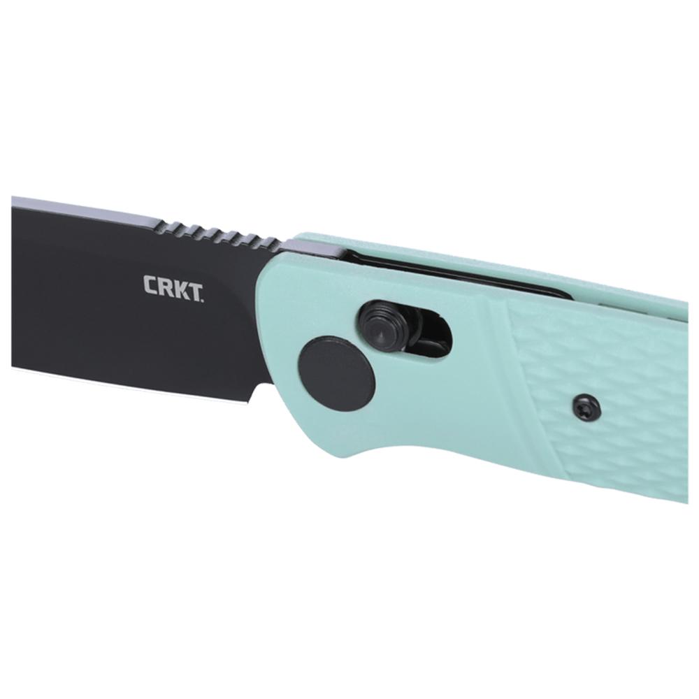 CRKT Counterpart Folding Knife 3-2/5" Drop Point Blade Black Aqua Picture of Columbia River Knife & Tool Counterpart Aqua