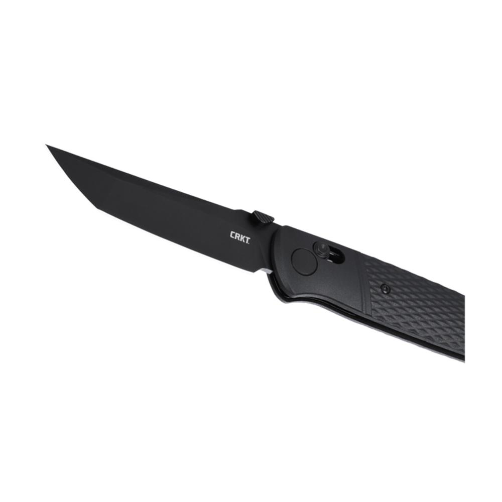CRKT Counterpart Folding Knife 3-3/10" Tanto Blade Black Picture of Columbia River Knife & Tool Counterpart Blackout