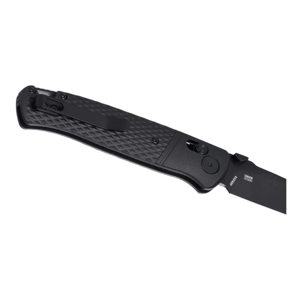CRKT Counterpart Folding Knife 3-3/10" Tanto Blade Black Picture of Columbia River Knife & Tool Counterpart Blackout