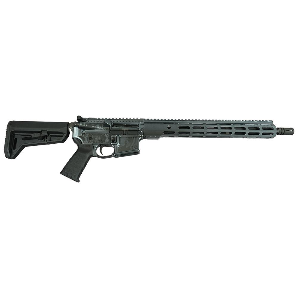 Shark Coast Trump 3.0 "Trump Fight Dark MAGA"  AR-15 Rifle 5.56mm 30rd Magazine 16" Barrel MLOK Rail Picture of Shark Coast Tactical Trump 3.0 Fight Dark MAGA AR-15 Exclusive Rifle 5.56 30rd mag