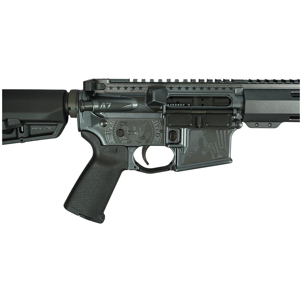 Shark Coast Trump 3.0 "Trump Fight Dark MAGA"  AR-15 Rifle 5.56mm 30rd Magazine 16" Barrel MLOK Rail Picture of Shark Coast Tactical Trump 3.0 Fight Dark MAGA AR-15 Exclusive Rifle 5.56 30rd mag