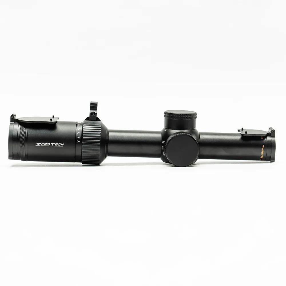 ZeroTech Thrive HD Rifle Scope 1-8x24 30mm SFP G4 MOA Illum Black Picture of ZeroTech ZeroTech Thrive HD 1-8x24 German4 MOA 30mm