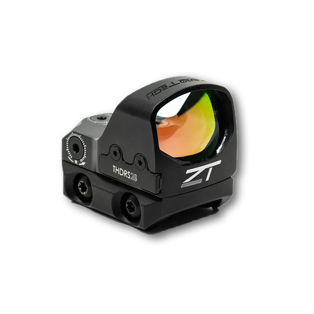 ZeroTech Thrive HD Green Dot Reflex Sight 3 MOA with Low Mount Picture of ZeroTech Zero Tech Thrive HD Black 1x 28mm x 20mm 3 MOA Green Dot Reticle