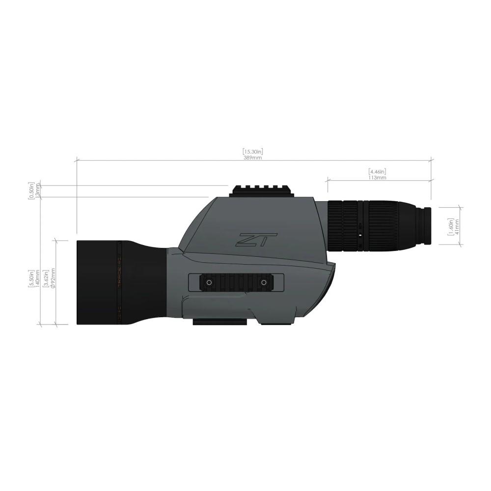 Picture of ZeroTech Trace Spotting Scope 20-60x80 FFP OSR
